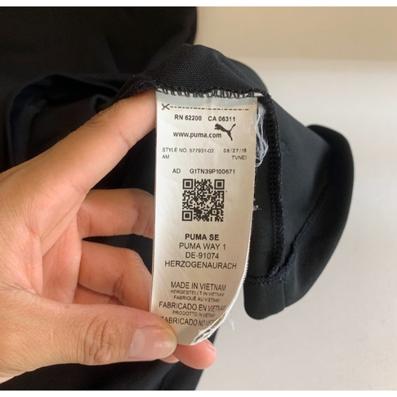 Puma Dress Womens S Small Black Fair Days And Fairways Performance Pockets Golf - Picture 10 of 14